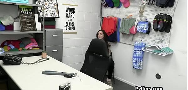  Stealing vlogger ends up sucking dick at the office